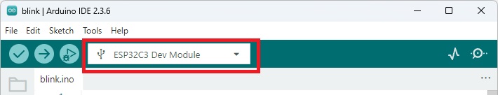 Arduino IDE - selecting ESP32-C3 SuperMini