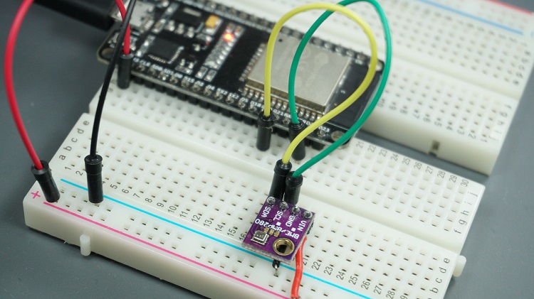 MicroPython BME280 with ESP32 and ESP8266 Parts Required