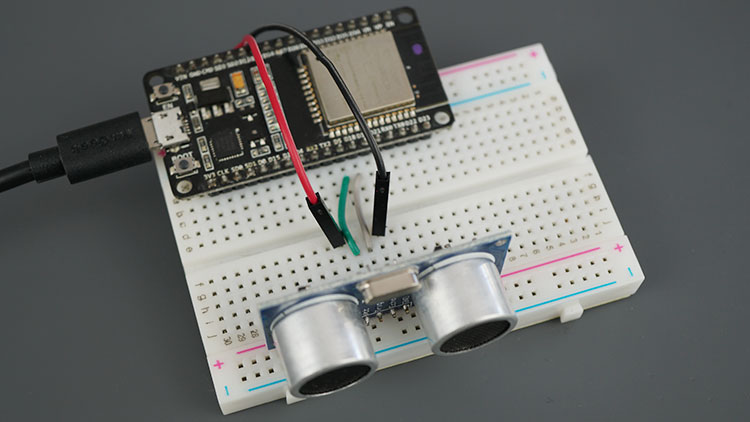 ESP32 Board HC-SR04 Ultrasonic Sensor Module Arduino Parts required