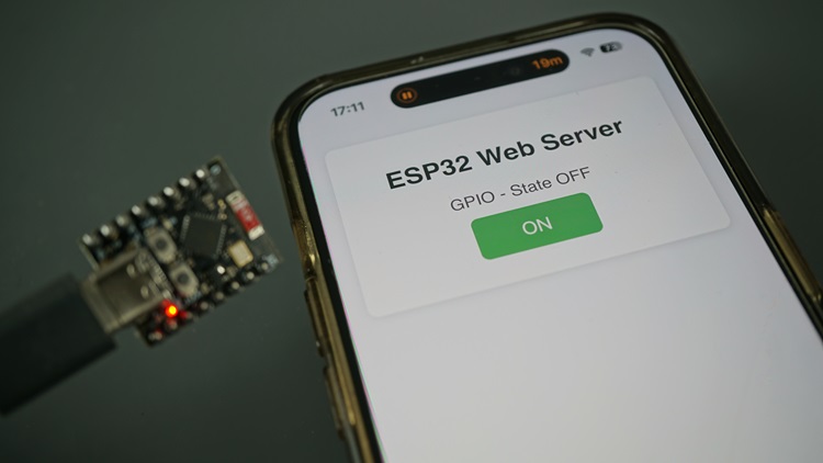 ESP32 C3 SuperMini Web Server Control Onboard LED