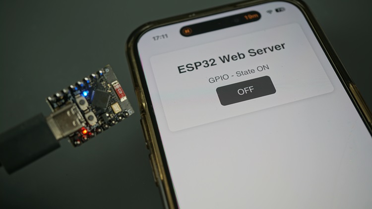 ESP32 C3 SuperMini Web Server Control Onboard LED