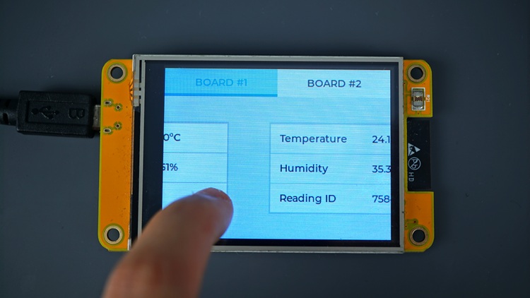 ESP32 CYD Board - Swiping between tabs