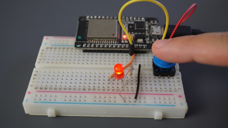 Debouncing pushbutton with a timer ESP32 and ESP8266 MicroPython