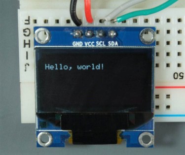 ESP32 ESP8266 Arduino OLED Display hello world