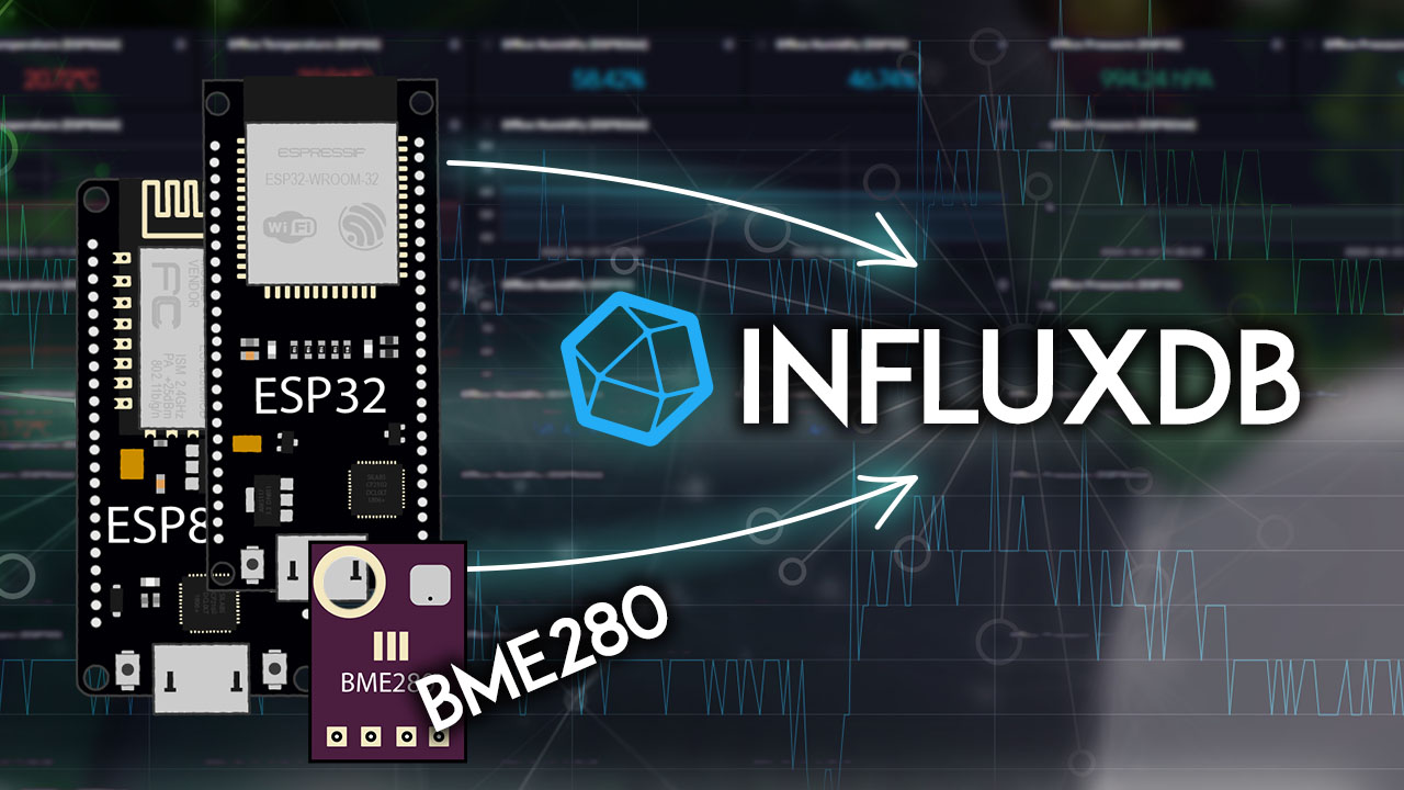 ESP32 ESP8266 NodeMCU Send BME280 Sensor Readings to InfluxDB