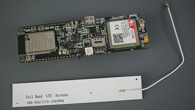 ESP32 LILYGO TTGO T-A7670G Dev Board with 4G full band LTE antenna