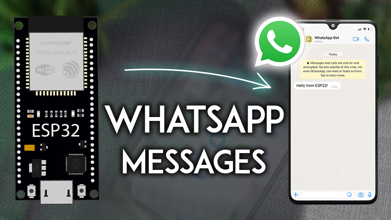 ESP32 Send Messages to WhatsApp Arduino IDE