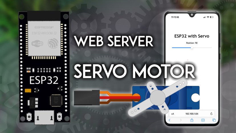 ESP32 Servo Motor Web Server with Arduino IDE