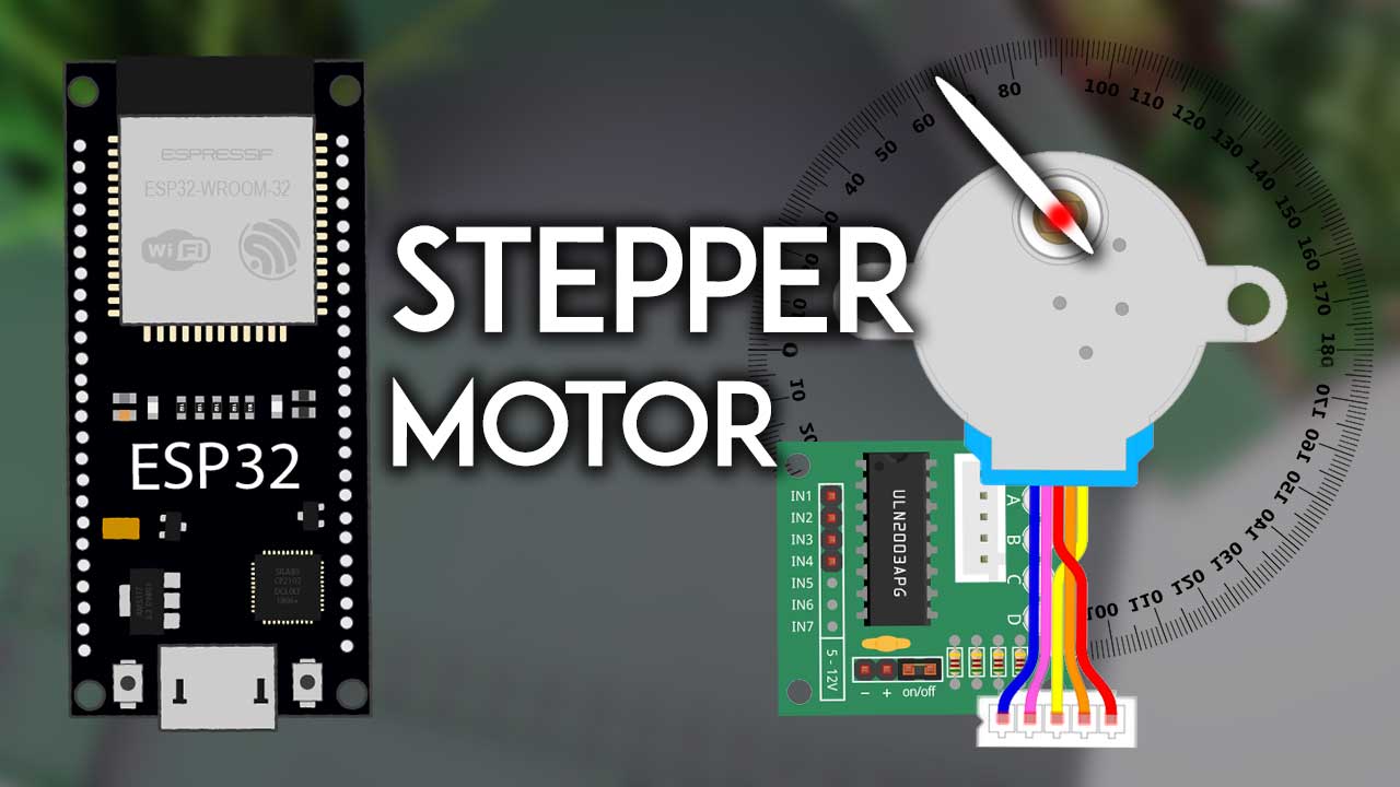 ESP32 with Stepper Motor 28BYJ-48 and ULN2003 Motor Driver