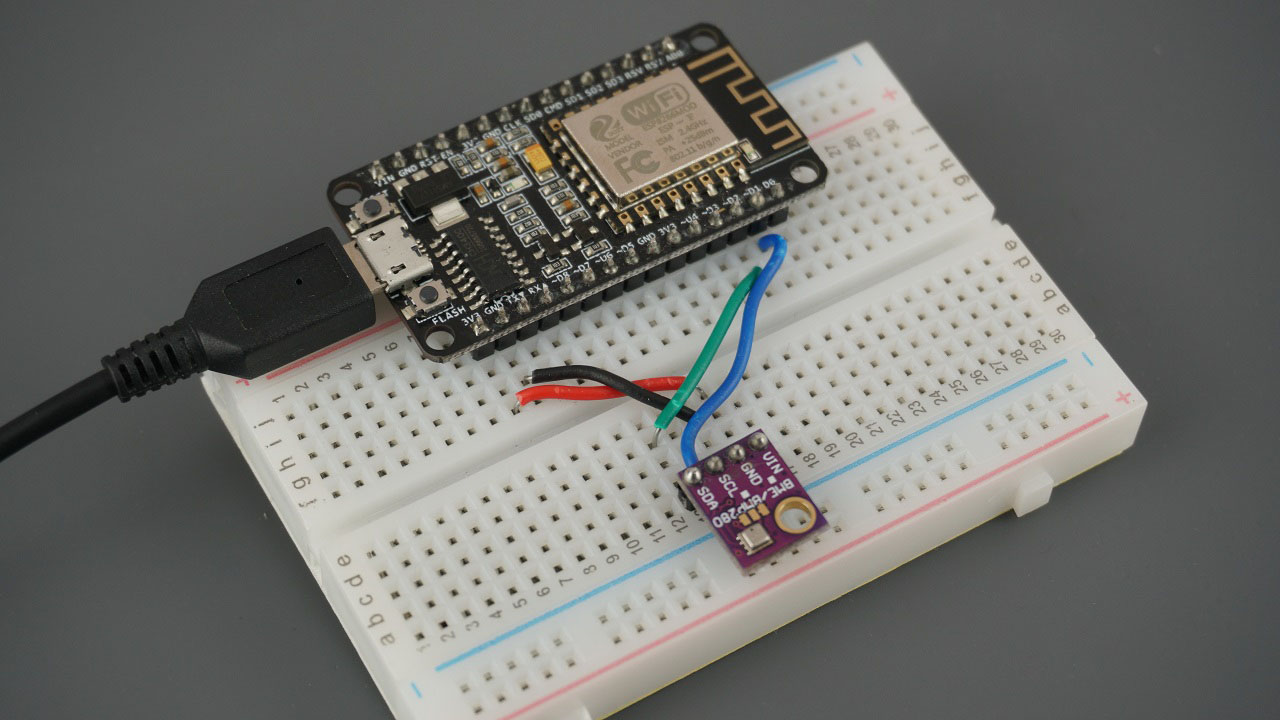 ESP8266 with BME280 using Arduino IDE (Pressure, Temperature, Humidity)