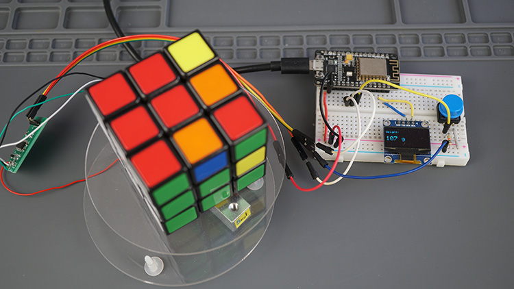 ESP8266 digital scale demonstration OLED