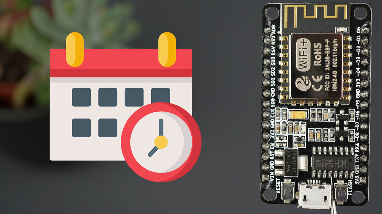 ESP8266 NodeMCU NTP Client-Server: Get Date and Time Arduino IDE