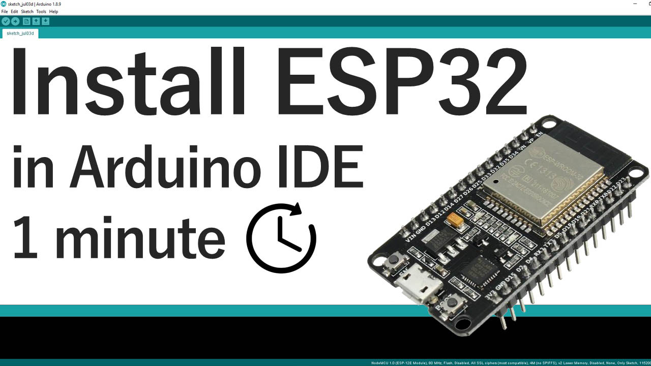 Install the ESP32 Board in Arduino IDE in less than 1 minute Windows Mac OS X and Linux