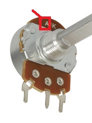 Potentiometer Logarithmic Taper Type A