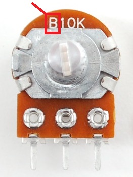 Potentiometer Linear Taper Tip B