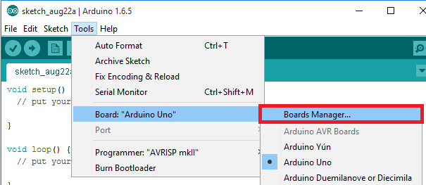 Install ESP8266 Boards Arduino IDE Boards Manager