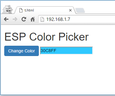 changing color