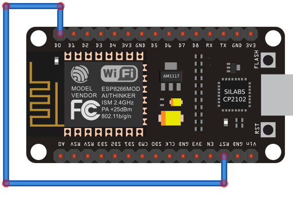 ESP8266 NodeMCU GPIO16 to RST (Deep Sleep)