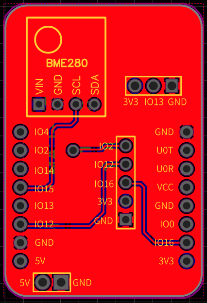 ESP32-CAM PCB Shield Telegram Tale Photo PIR BME280
