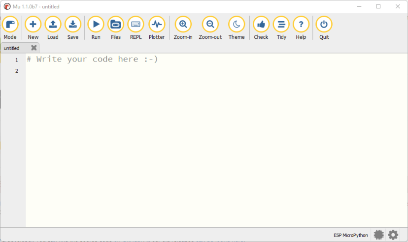 Mu Editor Overview