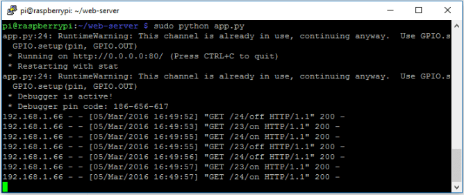 python launch web server