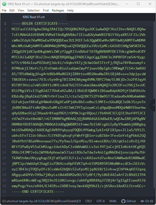 certificate notepad